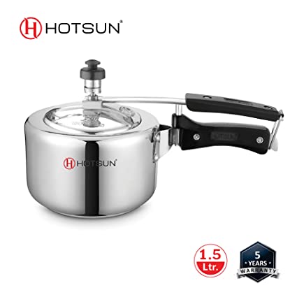 Hotsun HPC-102 Cute Aluminum Induction Compatible Pressure Cooker (1.5 l)