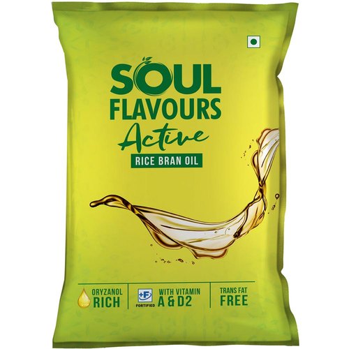 Soul Flavours Active Rice Bran Oil, Lowers Cholesterol, Low Cholestrol